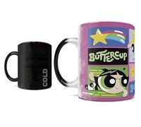 Morphing Mugs The Powerpuff Girls - Blossom Bubbles Buttercup - One 11 oz Color Changing Ceramic Mug - Image Revealed When HOT Liquid is Added!