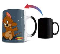 Morphing Mugs Tom and Jerry - Woke Up This Cute - One 11 oz Color Changing Heat Sensitive Ceramic Mug - Image Revealed When HOT Liquid Is Added!