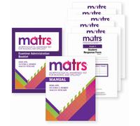 Morphological Awareness Test for Reading and Spelling (MATRS) Complete Kit