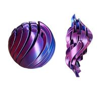 Morphslime 3D Printing Slime Ball Fidget Toy, Upgraded 3D Printed Color Changing Liquid Flow Gear Ball, Sensation Stress Relief for Adults, Sensory Spinner for Anxiety Relaxation