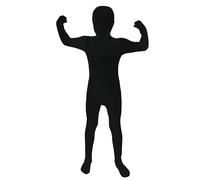 Morphsuit Kids Full Body Costume - Black, M | Original Bodysuit for Children | Super Stretch Suit Great for DIY Party Outfit | Halloween, Cosplay, Fancy Dress | For Boys & Girls