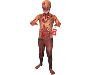 Morphsuit Offcial Zombie Exploding Guts Monster Kids Halloween Fancy Dress Costume - Small (Age 6-8), KLMEXS