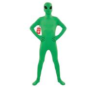 Morphsuits Kids Alien Costume - Green Halloween Alien Outfit for Boys and Girls - Fun Dress-Up for Parties, Medium