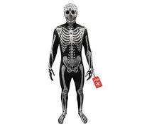 Morphsuits, Black Day Of The Dead, Halloween Costume | Full-Body Spandex Morphsuit Costume, Stretchy Comfortable Fit, Ideal for Parties & Cosplay, Perfect for Halloween