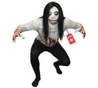 Morphsuits, Jeff the Killer, Halloween Costume | Full-Body Spandex Morphsuit Costume, Stretchy Comfortable Fit, Ideal for Parties & Cosplay, Perfect for Halloween