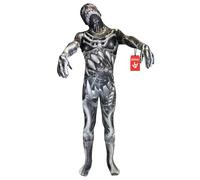 Kids Skull & Bones Morphsuit Boys Skeleton Monster Fancy Dress Costume Halloween