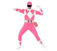 Morphsuits Men's Power Rangers Adult Sized Costume, Pink, M UK | Full-Body Spandex Morphsuit Costume, Stretchy Comfortable Fit, Ideal for Parties & Cosplay, Perfect for Halloween