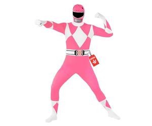 Morphsuits Men's Power Rangers Adult Sized Costume, Pink, XXL UK
