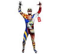 Morphsuits Official Adults Scary Clown Monster Fancy Dress Costume - X-Large