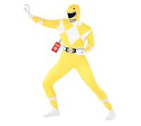 Morphsuits Yellow Power Ranger Costume, Halloween Costume, M