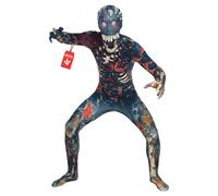 Morphsuits Official Burnt Zombie Jaw Dropper Kids Halloween Fancy Dress Costume - Large (Age 10-12)
