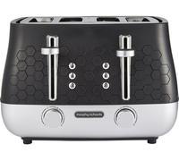 MORPHY RICHARD Cassini 243020 4-Slice Toaster - Moonless Night, Black