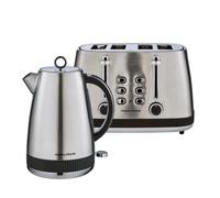 Morphy Richards 1.7L Kettle & 4 Slice Toaster Set Mexborough Black Trim 950106