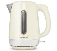 Morphy Richards Equip Stainless Steel Jug Kettle, 3000W, 1.7Litre - Cream