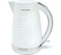 Morphy Richards 108269 Electric Dune Jug Kettle S Steel 3kW 1.5L White
