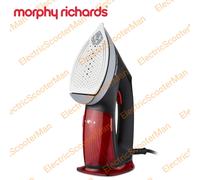 Morphy Richards Turbosteam 2 In 1 Garment Steamer And Iron, Red