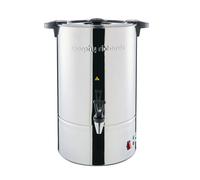 Morphy Richards 20L Stainless Steel Tea Urn, 80 Cup Instant Hot Water Dispenser, Fast Boil, Boil Dry Protection, Auto Reset, Internal Temp Control, Twist Lock Lid, Ideal for Catering & Events, 140001