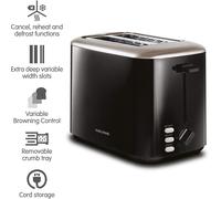 MORPHY RICHARDS 222064 Equip 2 Slice Toaster S / Steel Variable Width BLACK