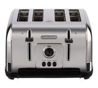 Morphy Richards 240130 Venture 4 Slice Toaster Brushed Steel