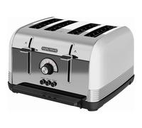 Morphy Richards 240332 Venture 4 Slice Retro Chrome Toaster White