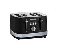 Morphy Richards 248020 llumination Black Stainless Steel 4 Slice Toaster
