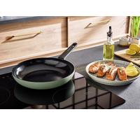 Morphy Richards 28cm Non Stick Aluminium Frying Pan - Green