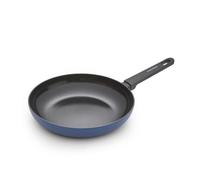 Morphy Richards Frying Pan, Recycled Aluminium, 28cm, Non Stick Ceramic Coating, Soft Touch Handles, Oven Safe Up to 180c, Suitable for All Hobs, Blue, 853502
