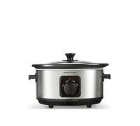 MORPHY RICHARDS Sear and Stew Slow Cooker - Black & Silver, Black,Silver/Grey
