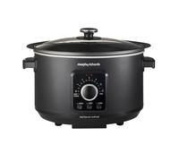 Morphy Richards Easy Time 3.5L Slow Cooker - Black - Keep Warm Function - Aluminium - 460021