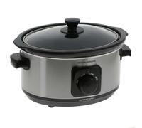 Morphy Richards 3.5L Stainless Steel Slow Cooker 3 Heat Settings Dishwasher Safe