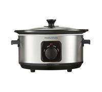 Morphy Richards 3.5L Stainless Steel Slow Cooker, 3 Heat Settings, One Pot So...