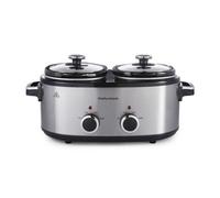 Morphy Richards 3.8L Duoserve Double Pot Slow Cooker