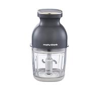 Morphy Richards 3-in-1 Cordless Mini Chopper, USB Charging, Low Noise, 500ml Glass Bowl, Chop, Whisk, Grate/Grind, Overheat/Overcharge Protection, Meats, Vegetables, Eggs, 200w, 404504