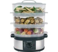 Morphy Richards 48755 steam cooker 750 W Black, Stainless steel, Transparent