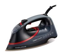 Morphy Richards 303125 Steam Iron Digital Precision Temperature Control Perfect Match to Garment Label, 3100 W, Black/red