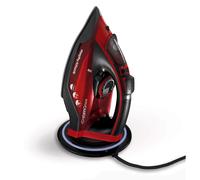 Morphy Richards 303250 Cordless Steam Iron easyCHARGE 360 Cord-Free, 2400 W, Red/Black