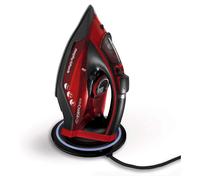 Morphy Richards 303250 Cordless Steam Iron easyCHARGE 360 Cord-Free, 2400 W, Red/Black