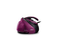 Morphy Richards SpeedSteam Pro Steam Generator Iron, Ceramic Soleplate, Autoclean, 70g to 120g Rates, 590g Boost, 7 Bar Pressure, 1.6L Water Tank, 1.8m Cord, 3000W, Black and Mulberry, 332102