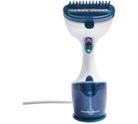 Morphy Richards 361000 Express Handheld Clothes Steamer - White & Blue, White,Blue