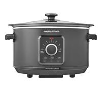Morphy Richards Easy Time 3.5L Slow Cooker - Black - Keep Warm Function - Aluminium - 460021