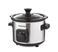 Morphy Richards 460300 Slow Cooker 1.5L, Ceramic, 1.5 liters, Brushed