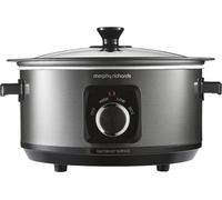 Morphy Richards 461020 Sear & Slow Cook 6.5L Slow Cooker with Hinged Lid, 163 W, Black