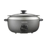 Morphy Richards 461022 Sear & Stew 6.5L Oval Slow Cooker - Titanium