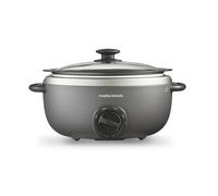 Morphy Richards 461022 Slow Cooker, Aluminium, 240 W, 6.5 liters, Titanium
