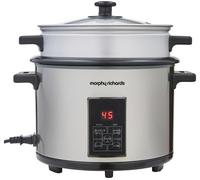 MORPHY RICHARDS 471002 Rice Cooker - Silver