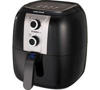 Morphy Richards Manual Health Air Fryer, 3L, Rapid Air Technology, 30 Minute Timer, 80-200 Degree Temperature Range, 1400 W, Black, 480003