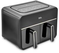 MORPHY RICHARDS 480020 Digital Dual Basket Air Fryer - Black, Black