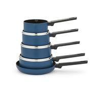 Morphy Richards 5 Piece Aluminium Saucepan Set - Blue