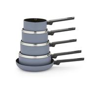 Morphy Richards 5 Piece Aluminium Saucepan Set - Grey
