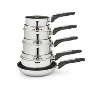 Morphy Richards 5 Piece Stainless Steel Pan Set